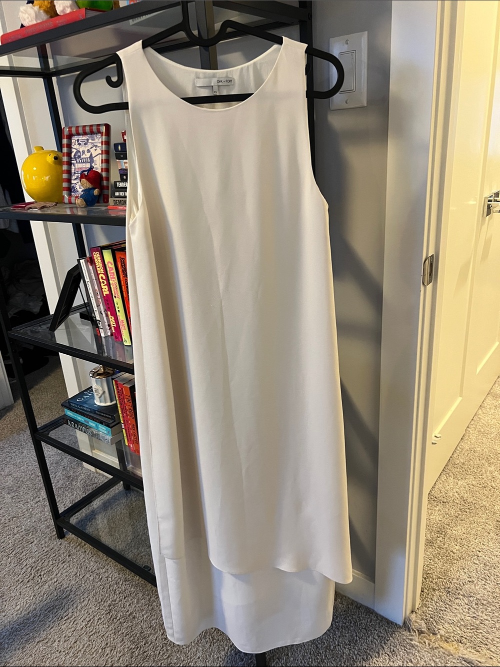OAK + FORT Sleeveless Layered Dress